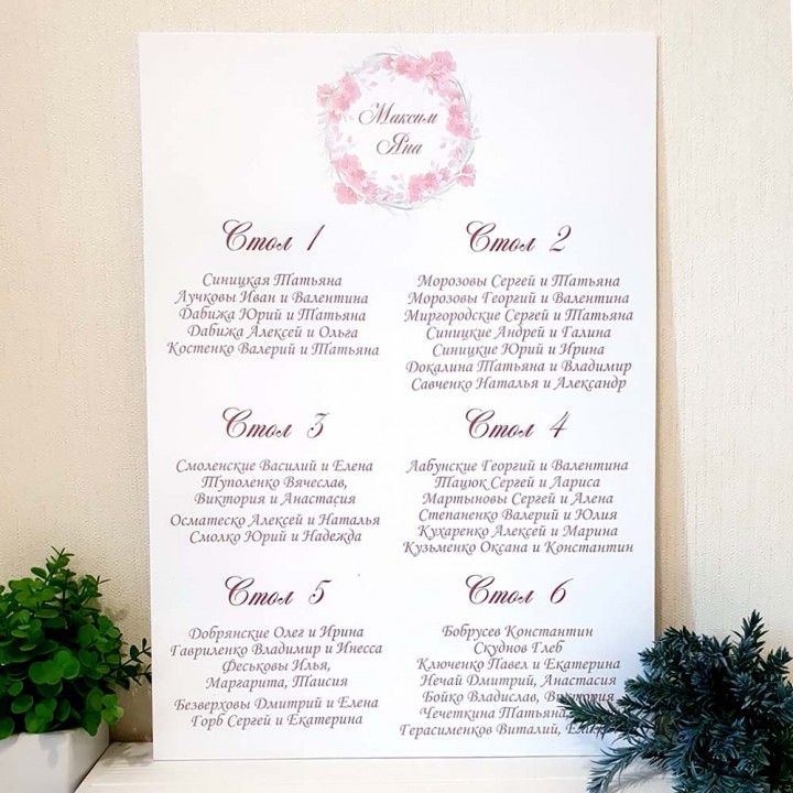 Весільний баннер №7