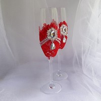 Весільні бокали №44