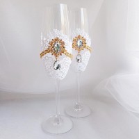 Весільні бокали №48