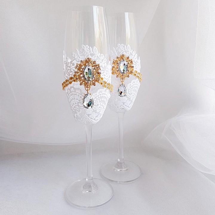 Весільні бокали №48