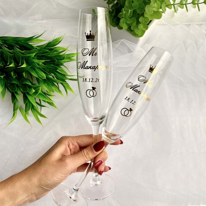 Весільні бокали №51
