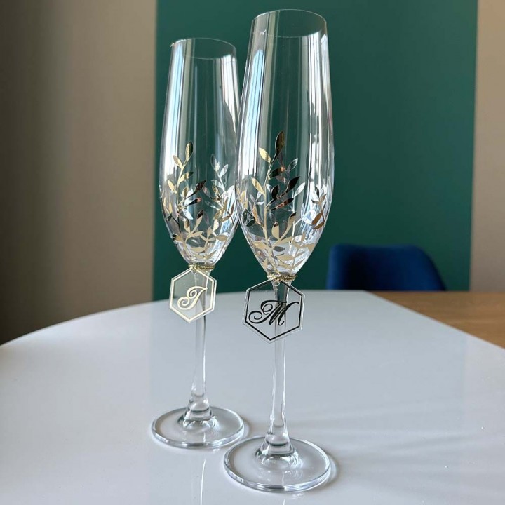 Весільні бокали №62