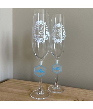 Весільні бокали №64