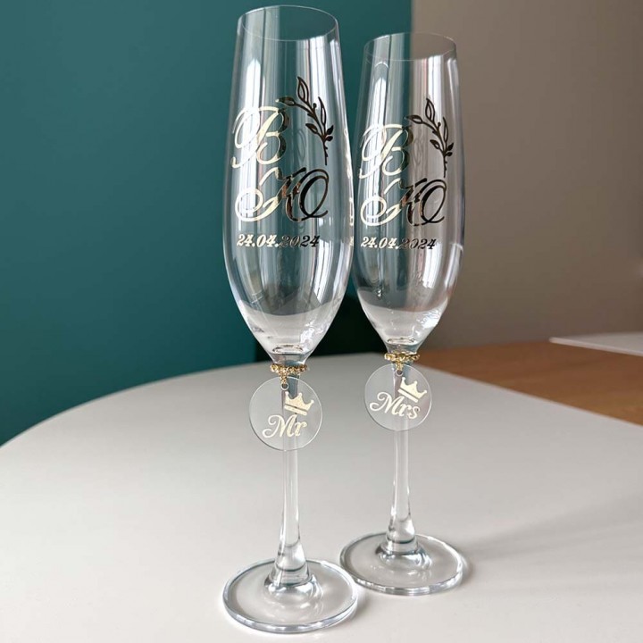 Весільні бокали №69
