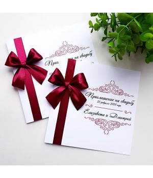 Весільні запрошення №136