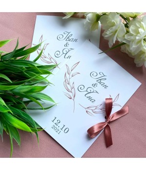 Весільні запрошення №607