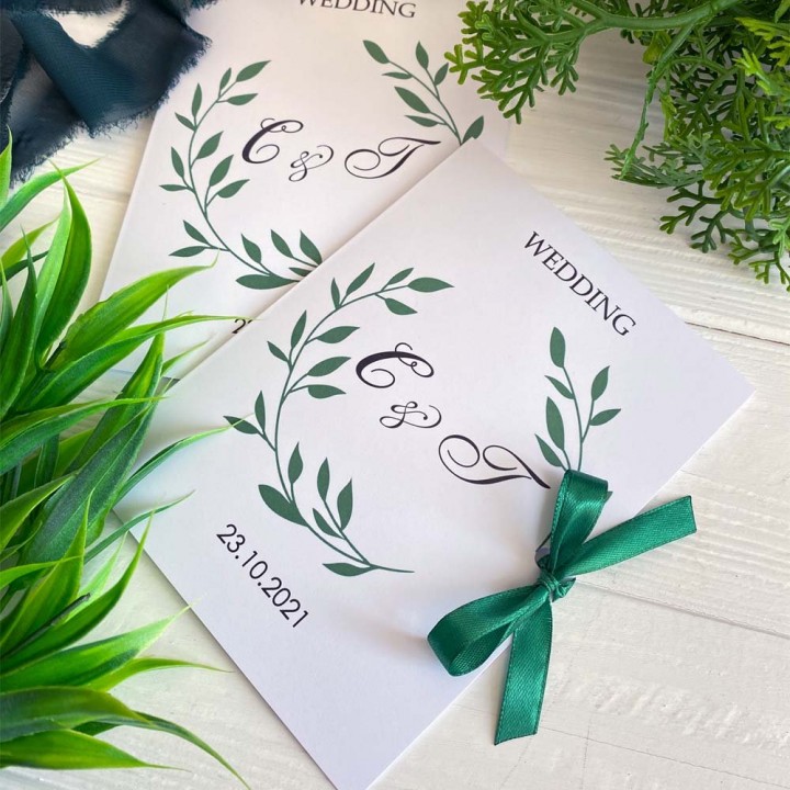 Весільні запрошення №604