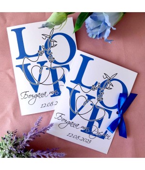 Весільні запрошення №750