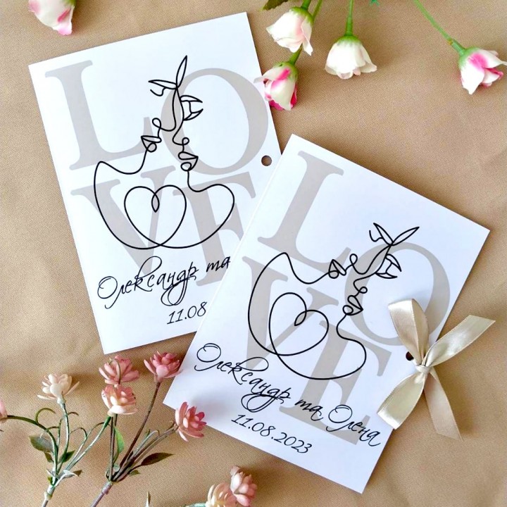 Весільні запрошення №745