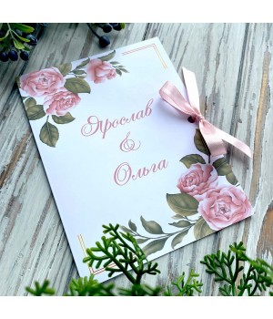 Весільні запрошення №814