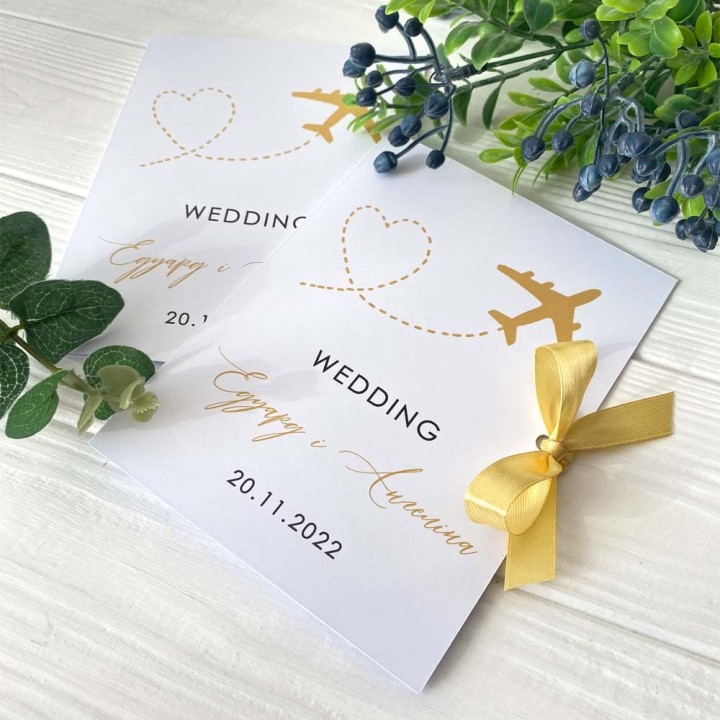 Весільні запрошення №824